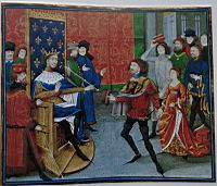 Philippe le Bel recevant Guy de Dampierre en 1396